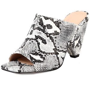 Women's Snakeskin Mules Clogs SIZE 5.5